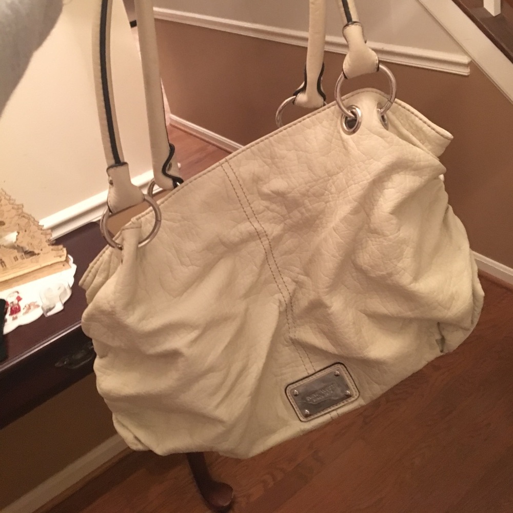 Cream Nine West Purse